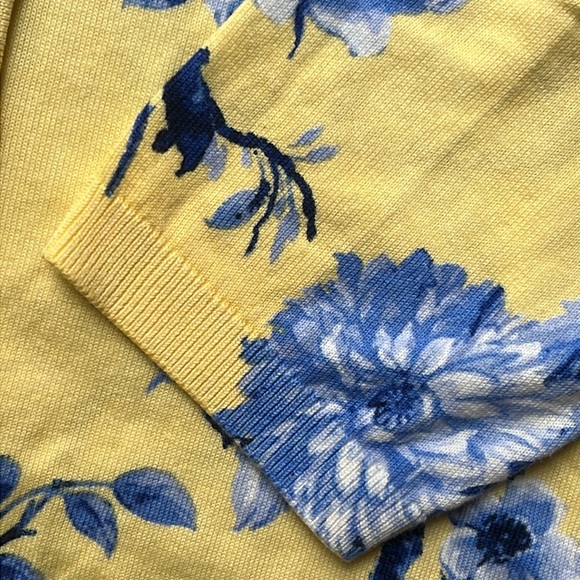 Talbots floral sweater - Picture 4 of 9